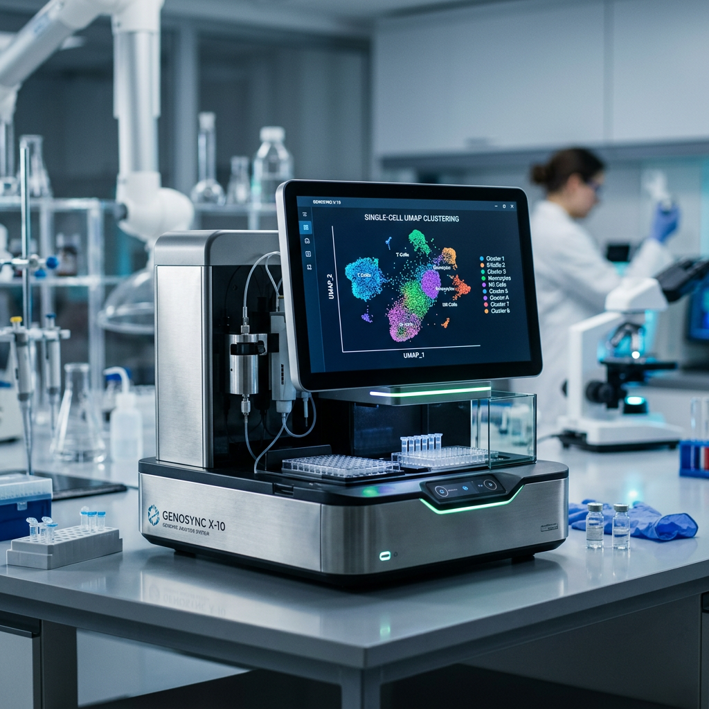 Strumento di laboratorio ad alta tecnologia per genomica single-cell
